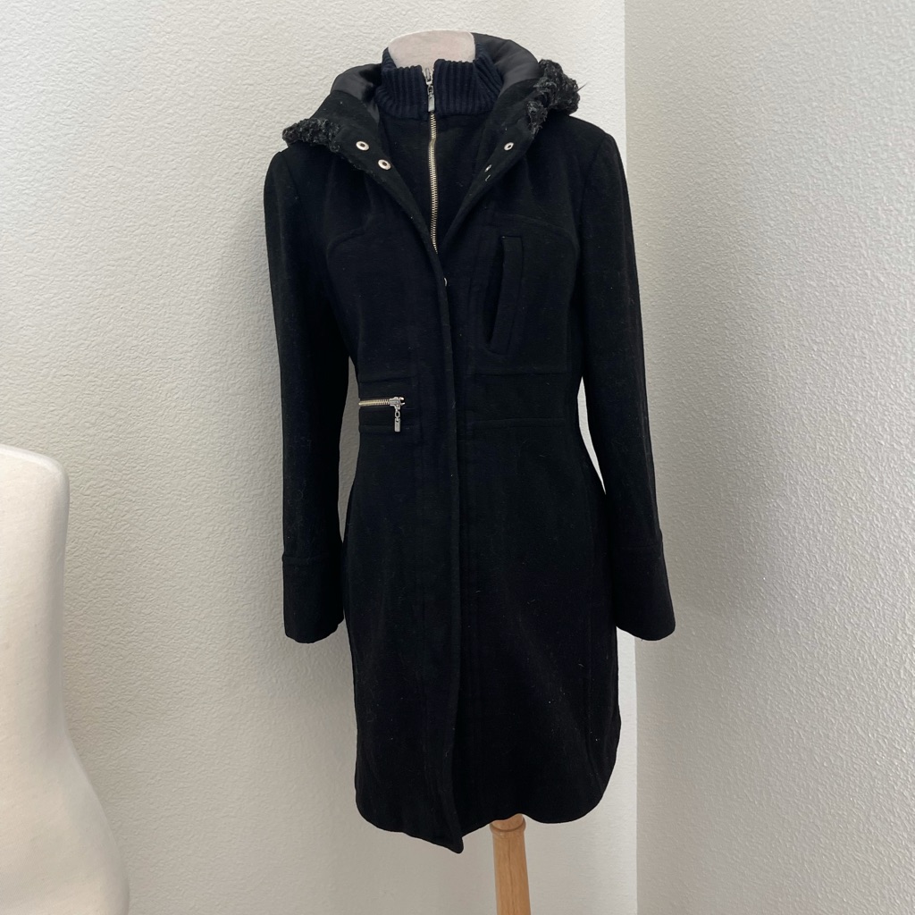 Black Wool Vs Jacket Size Medium